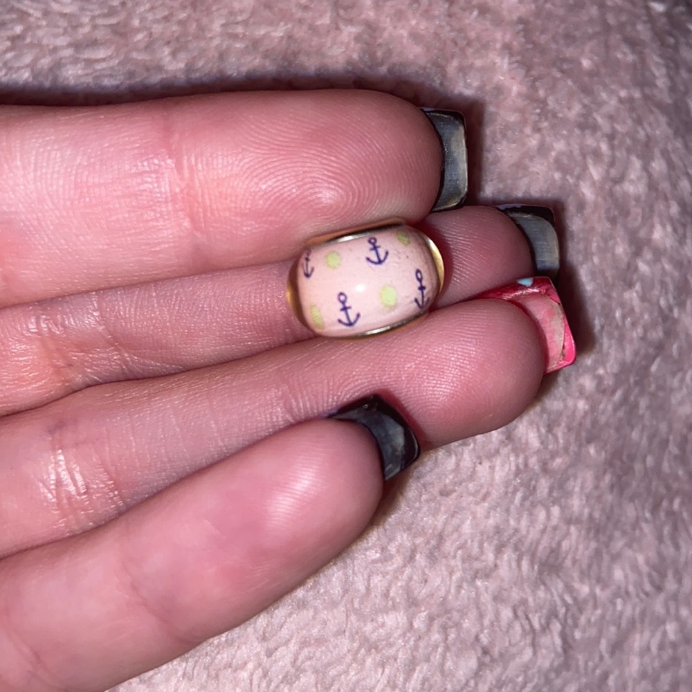 Anchor charm fits most charm bracelets